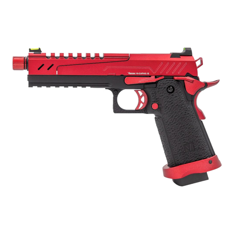 Vorsk Hi-Capa 5.1 Gas Blowback Pistol Split Slide (Red) - ssairsoft.com