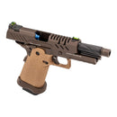 Vorsk 3.8 Hi Capa Pro Gas Blowback Pistol (Tan & Bronze) - ssairsoft.com