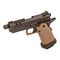 Vorsk 3.8 Hi Capa Pro Gas Blowback Pistol (Tan & Bronze) - ssairsoft.com