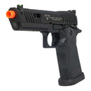 EMG TTI Licensed JW4 2011 Pit Viper Full Auto Select Fire Airsoft Training Pistol (Model: All Black / Green Gas)