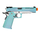 Pre-Owned Macaron Blue 1911 CP Hi-Capa Gas Blowback Airsoft Pistol