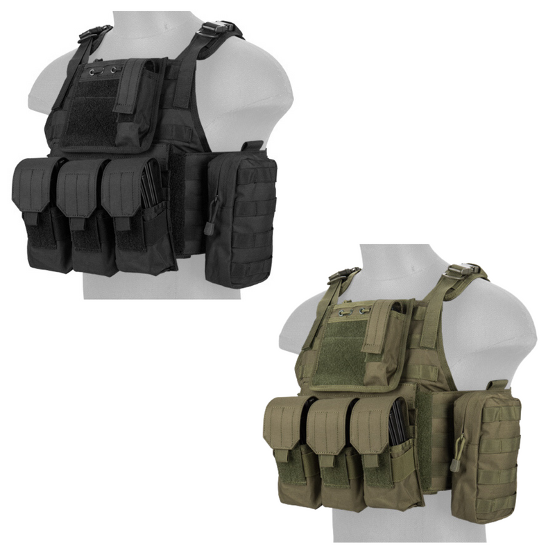 Lancer Tactical Nylon Assault Tactical Vest - ssairsoft.com