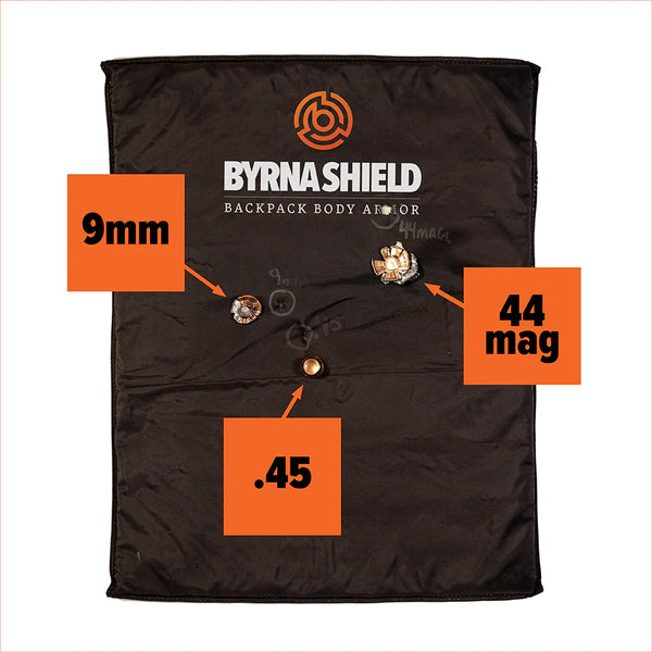 Byrna Shield Flexible Level IIIA Bulletproof Backpack Insert Body Armor - ssairsoft.com