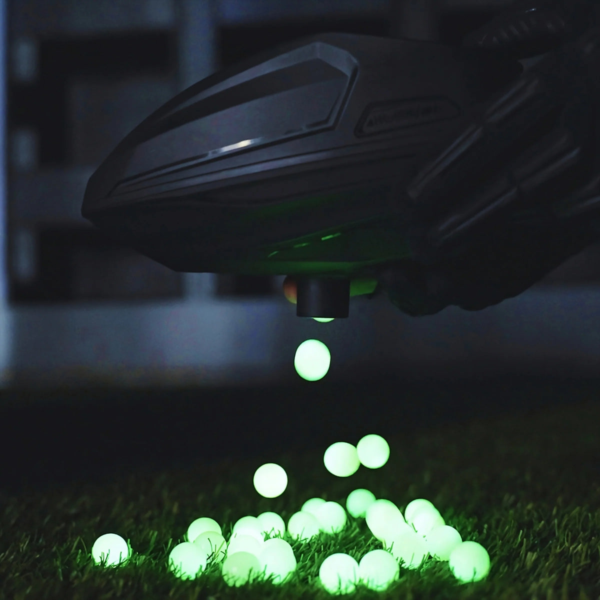 SSR 100 x Blue Night Vision Fluorescent Silicon Rubber Balls Paintballs Glowing in The Dark in 43 Cal. for Training and Self - Home Defense SSR 100 x Blue Night Vision Fluorescent Silicon Rubber Balls Paintballs Glowing in The Dark in 43 Cal. for Training and Self - Home Defense