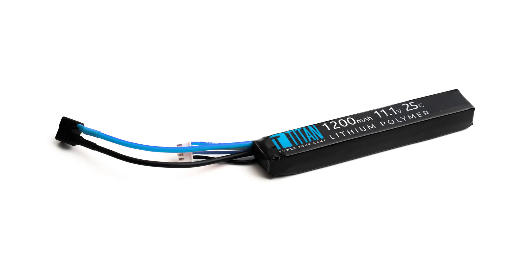 Titan Power LiPo 1200mAh 11.1v 25C Stick -T-Plug -Deans