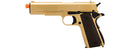 WE Tech 1911 A1 Gold Plated Airsoft Gas Blowback Pistol (GOLD ) - ssairsoft