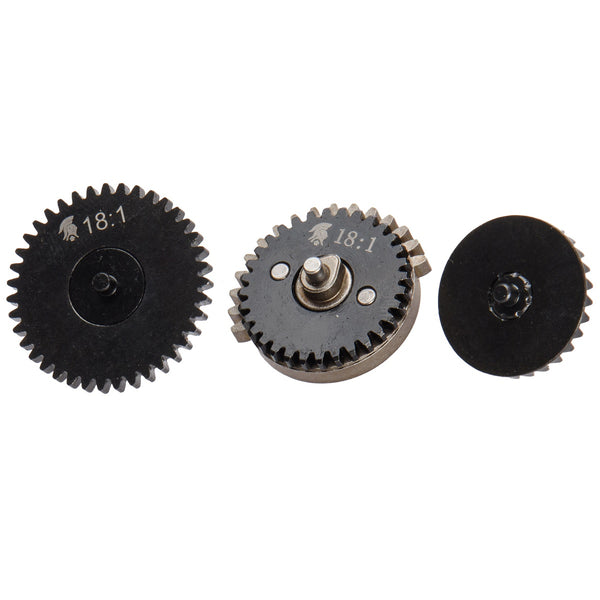 Lancer Tactical 18:1 Ratio Steel CNC Gear Set w/ Integrated Bearings