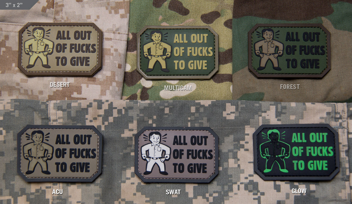 MSM All Out PVC Patch - ssairsoft.com