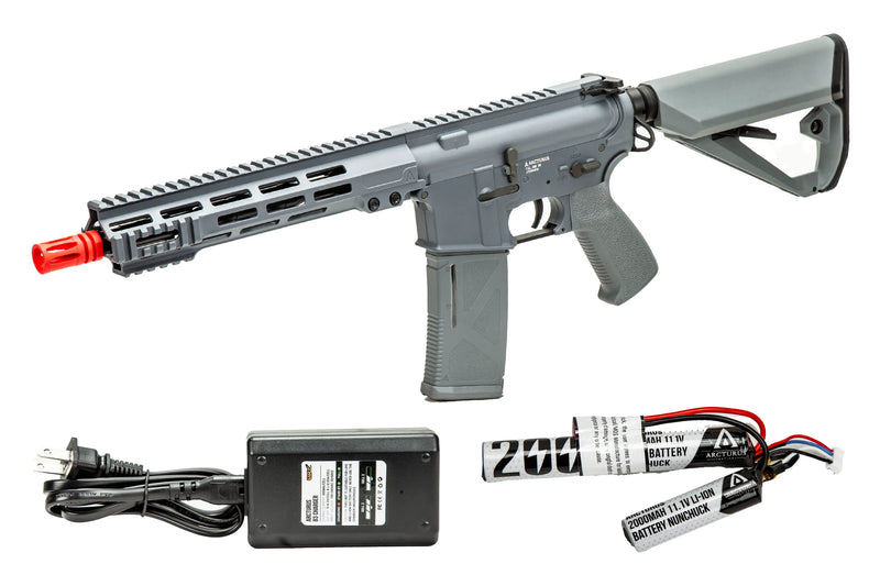 Arcturus LWT MK-1 CQB 10 Inch Sport M4 AEG Rifle Starter Pack  -Gray