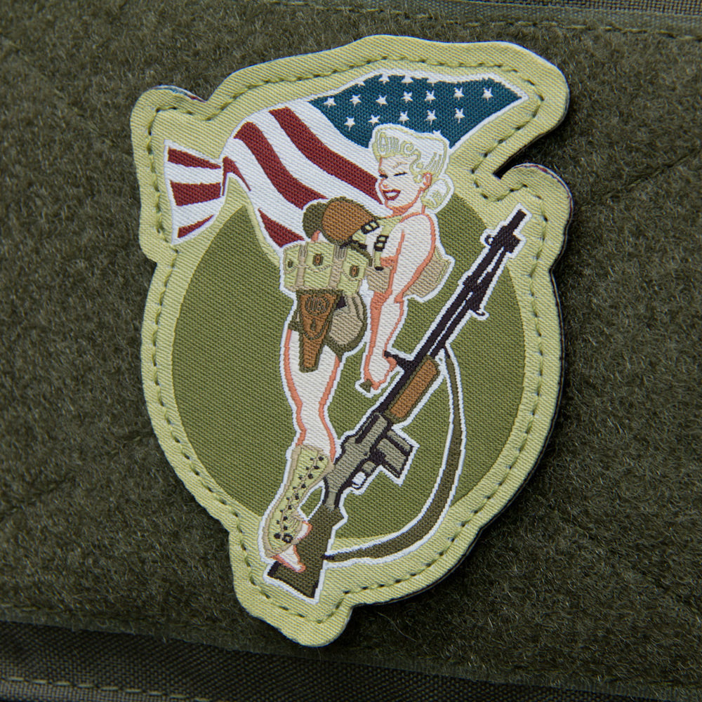 Machine Girl Patch MSM BAR Girl Patch | SS Airsoft | Atlanta GA