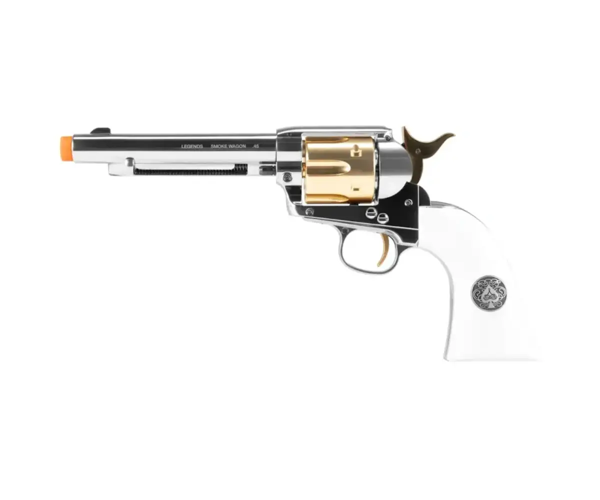 Legends Smoke Wagon 6mm Revolver Limited Edition GOLD - ssairsoft.com