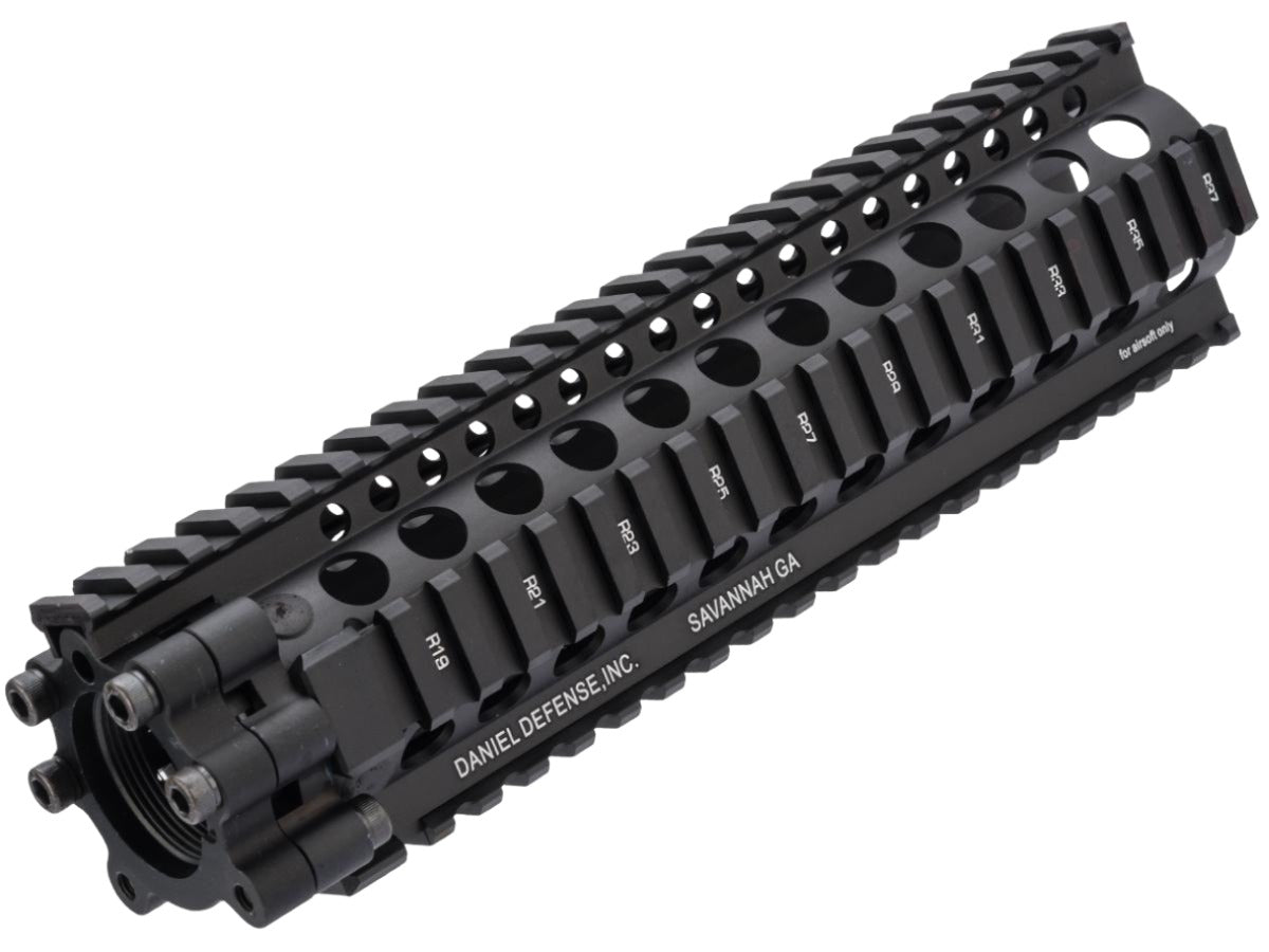 Socom Gear Daniel Defense Licensed AR15 Lite Rail for M4 Airsoft AEG Rifles Black / 9" - ssairsoft.com
