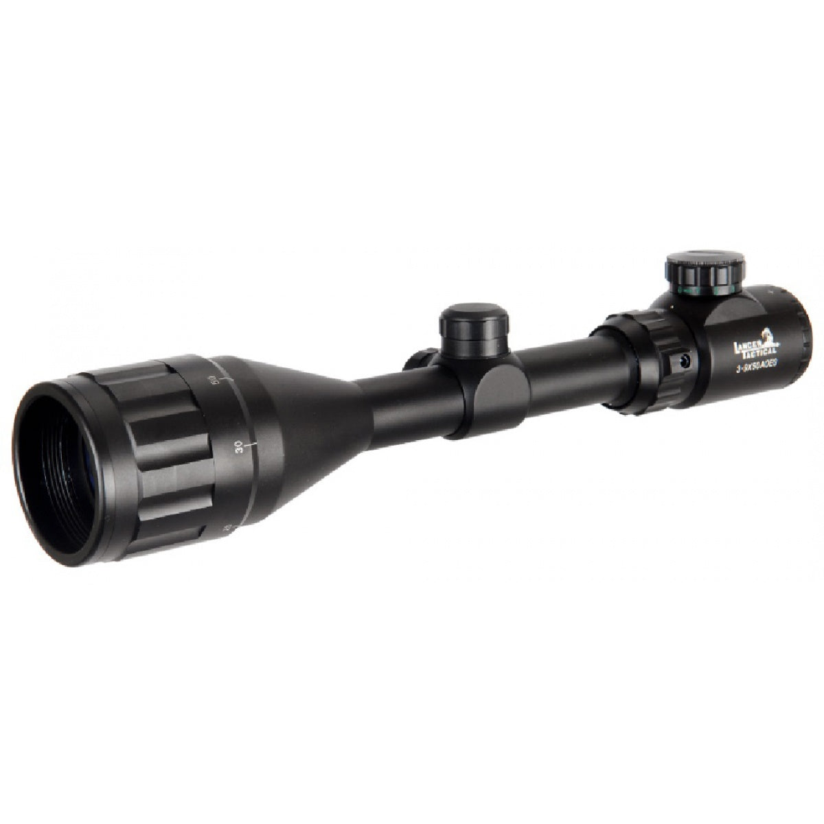 Lancer Tactical 3-9x50 Red & Green Dual Illuminated AO Scope - ssairsoft.com