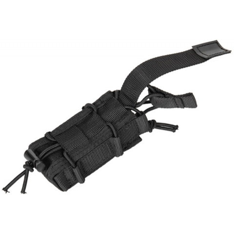 Lancer Tactical Single Pistol Magazine Pouch - BLACK - ssairsoft.com