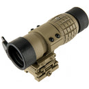 LANCER TACTICAL 1 - 3X ADJUSTABLE MAGNIFIER W/ QD MOUNT (TAN) - ssairsoft.com