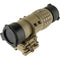 LANCER TACTICAL 1 - 3X ADJUSTABLE MAGNIFIER W/ QD MOUNT (TAN) - ssairsoft.com