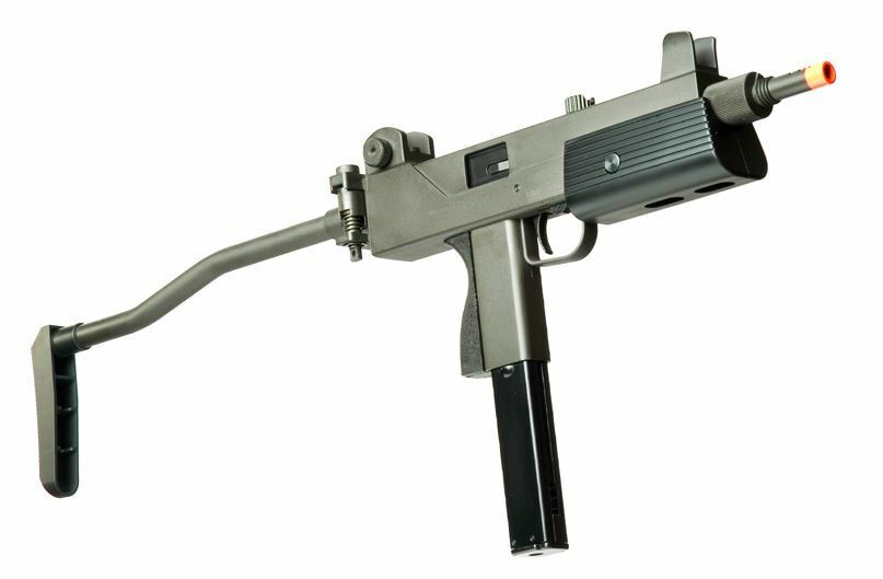 HFC Airsoft Gas Powered Pistol W/ Folding Stock - ssairsoft.com