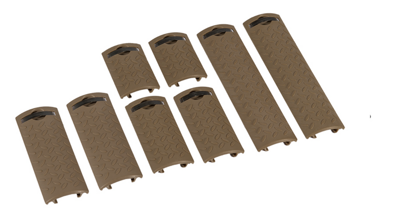 DIAMOND PLATE RAIL COVER 8PC SET - ssairsoft.com