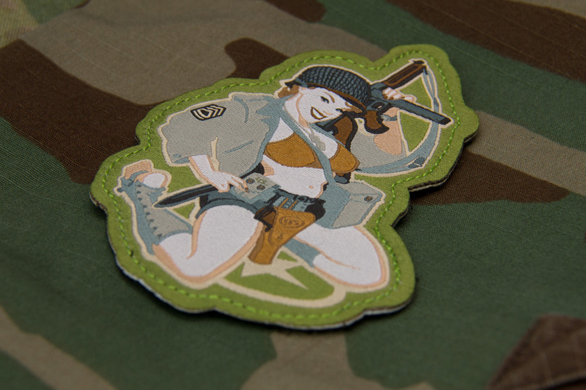MSM Thompson Girl Pinup Morale Patch - ssairsoft.com