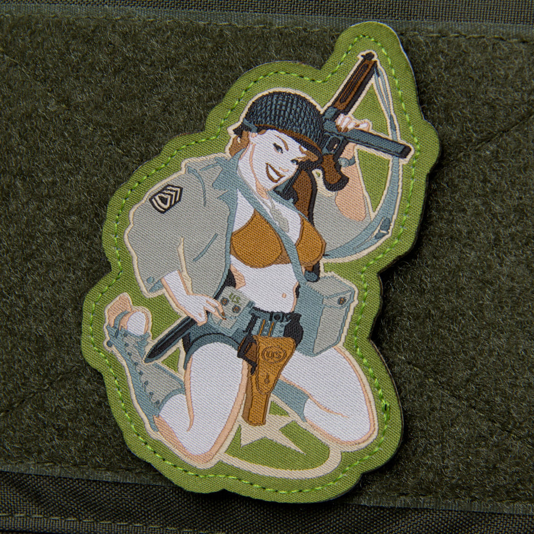 MSM Thompson Girl Pinup Morale Patch - ssairsoft.com