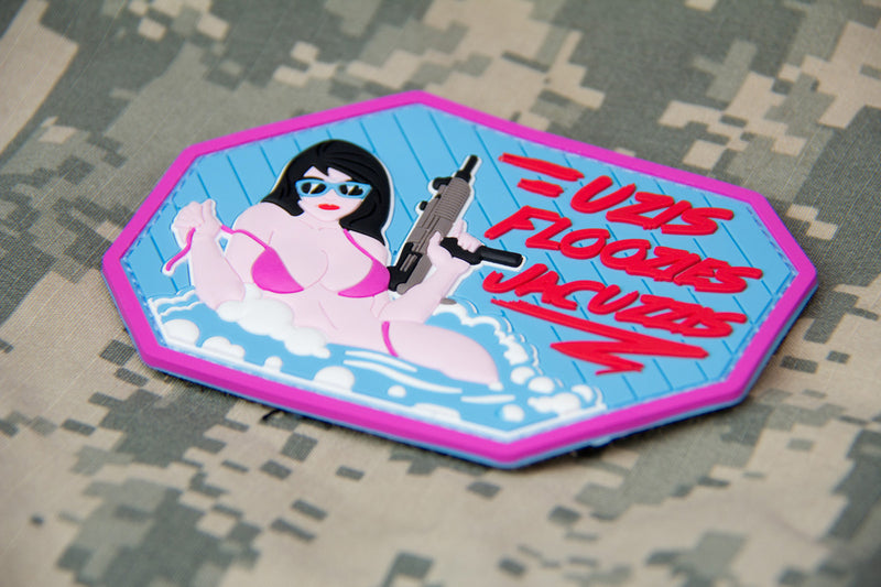 MSM Uzis Floozies Jacuzzis PVC Patch - ssairsoft.com