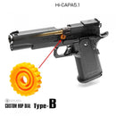 Laylax Nine Ball Custom Hop Dial (Type B) for Tokyo Marui Hi-Capa Series (excluding Gold Match)/M45A1 GBB Pistol - ssairsoft.com