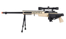 WellFire Bolt Action Sniper Rifle w/ Scope & Bipod (TAN) - ssairsoft.com