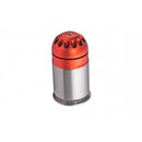 SHS Metal 60 rounds 40mm Gas Grenade Shell (Red + Grey) - ssairsoft.com