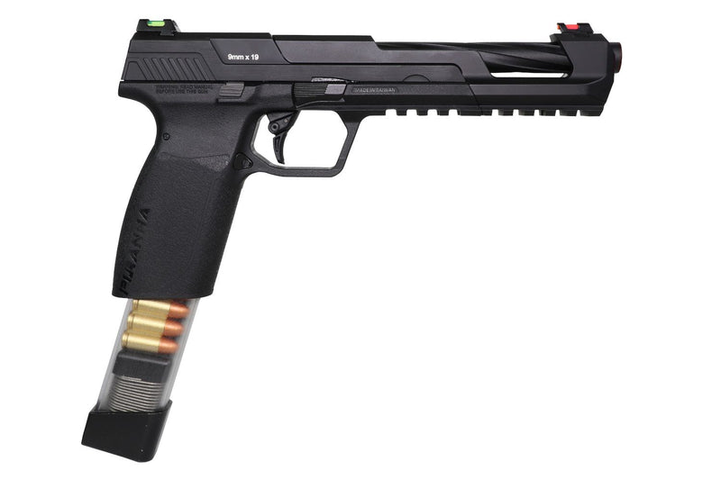 G&G Airsoft Piranha SL Gas Blowback Airsoft Pistol 6mm - Black - ssairsoft.com