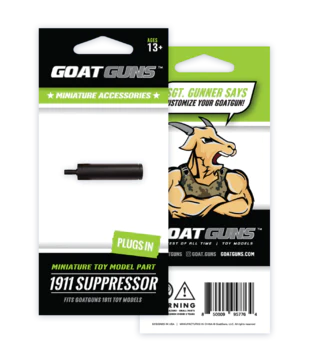 Goat Guns 1911 Suppressor - Black - ssairsoft