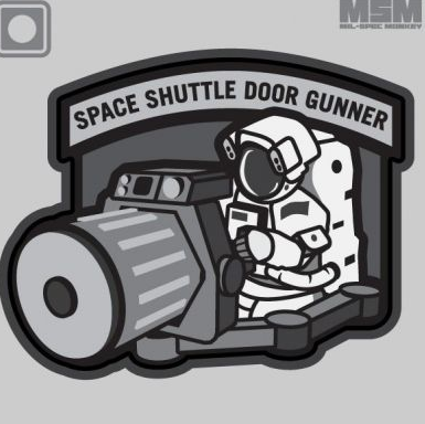 Space Shuttle Door Gunner Patch Urban - ssairsoft.com