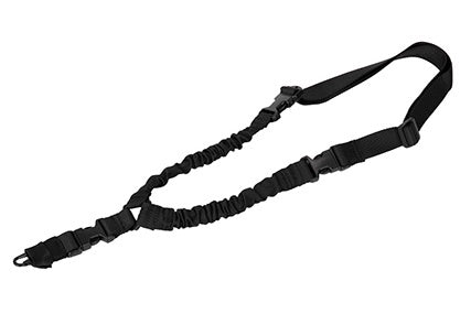 Lancer Tactical Single Point Sling (Black) - ssairsoft.com