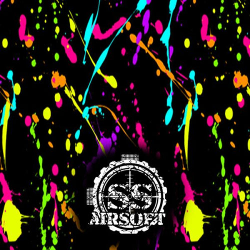 SS Airsoft Barrel Sock - Splatter - ssairsoft.com