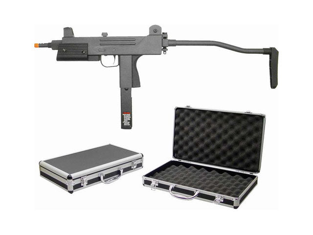 HFC Full Metal T77 Mac11 Select Fire Airsoft Sub Machine Gun - ssairsoft.com