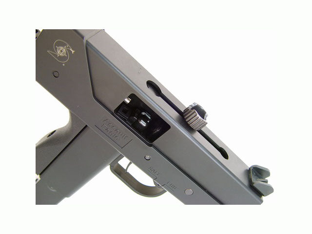 HFC Full Auto M11A1 / Mac 11 Airsoft Gas Blowback Submachine Gun w/ Mock Silencer - ssairsoft.com