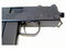 HFC Full Auto M11A1 / Mac 11 Airsoft Gas Blowback Submachine Gun w/ Mock Silencer - ssairsoft.com