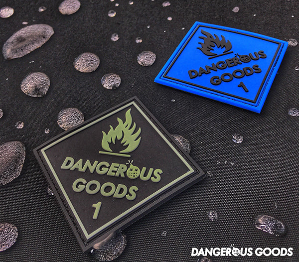 Patch PVC Dangerous Goods (Blue) - ssairsoft.com