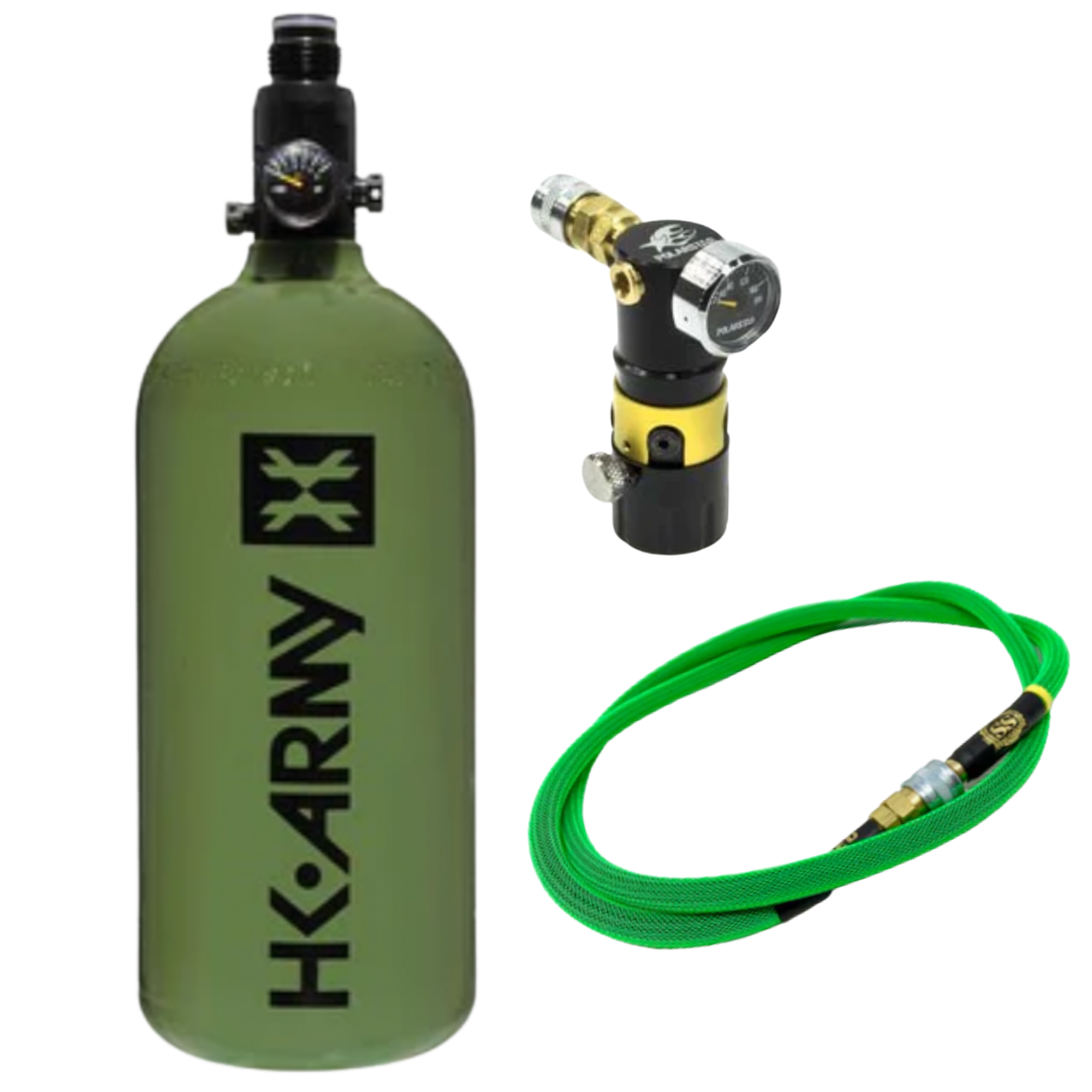HPA System Bundle - HK Army Tank, HPA Line, MRS Regulator - ssairsoft