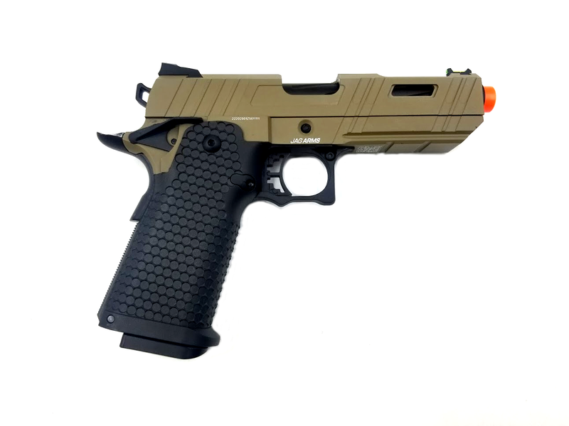 JAG Arms GMX-3.0 Series Gas Blow Back Pistol Tan - ssairsoft.com