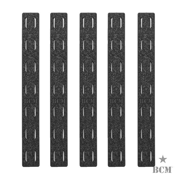BCM KeyMod Rail Panel Kit 5.5-inch (5-Pack) Black | Rail Accessories ...