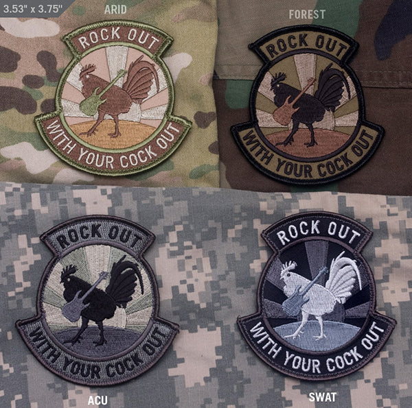 Rock Out with your Cock Out patch SWAT - ssairsoft.com