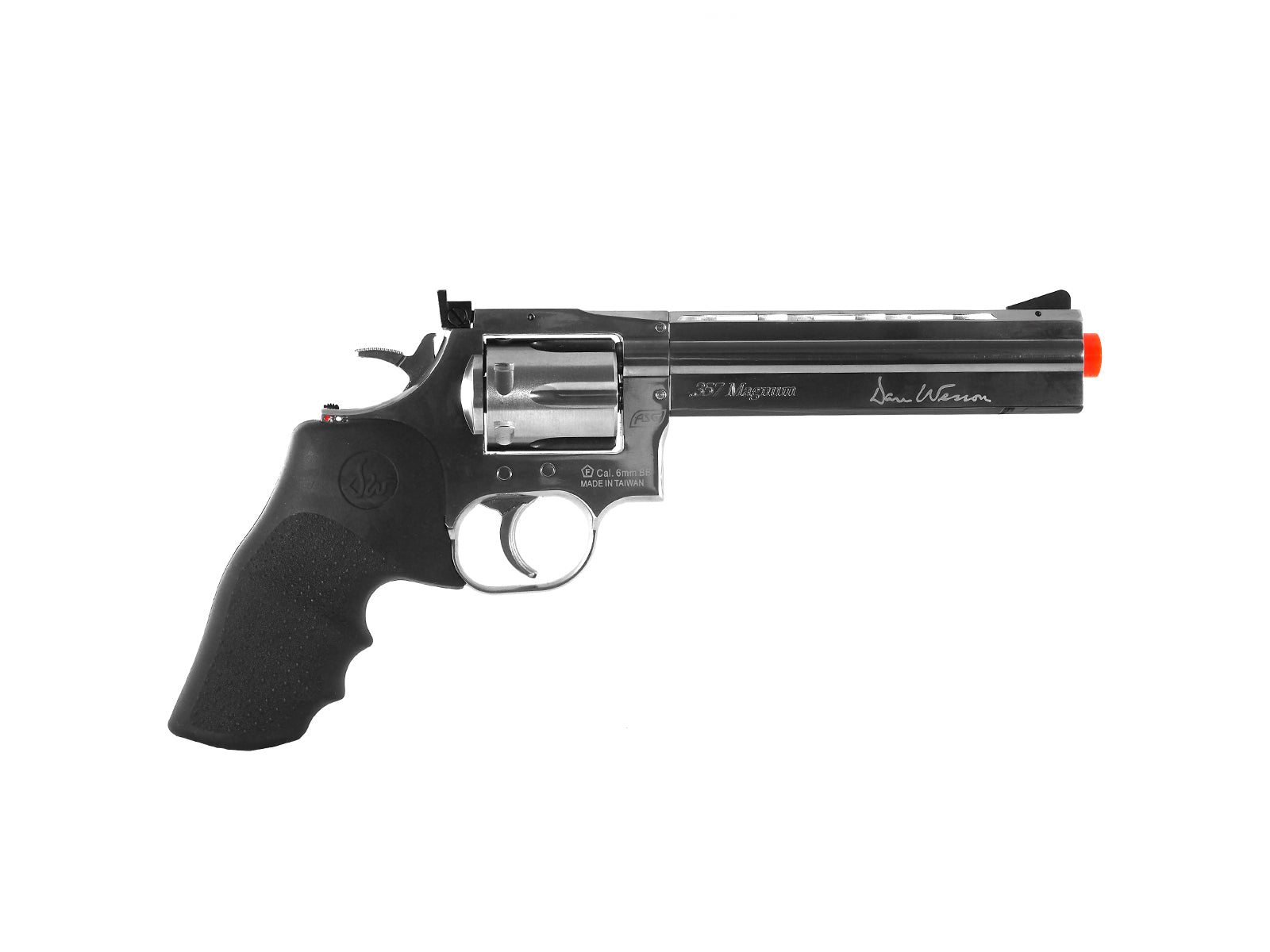 ASG Airsoft  Dan Wesson 715 - 6" C02 Revolver  6mm Full Power Version Silver - ssairsoft