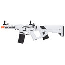 Lancer Tactical Enforcer NEEDLETAIL Skeleton AEG w/ Alpha Stock (WHITE/BLACK) - ssairsoft.com