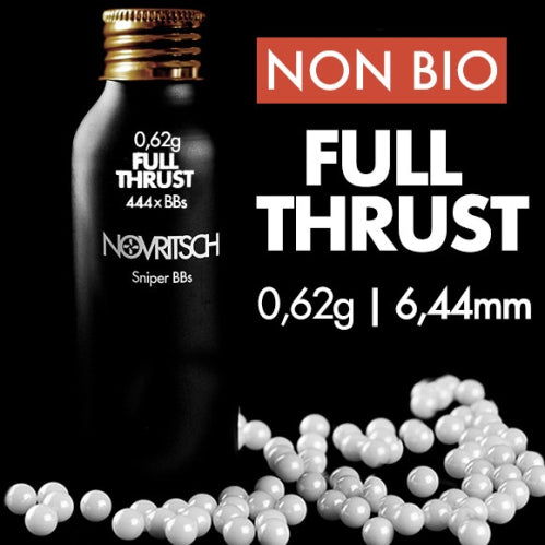 Novritsch Full Thrust 6.4mm 444 Count Biodegradable BB's 0.62g - ssairsoft.com