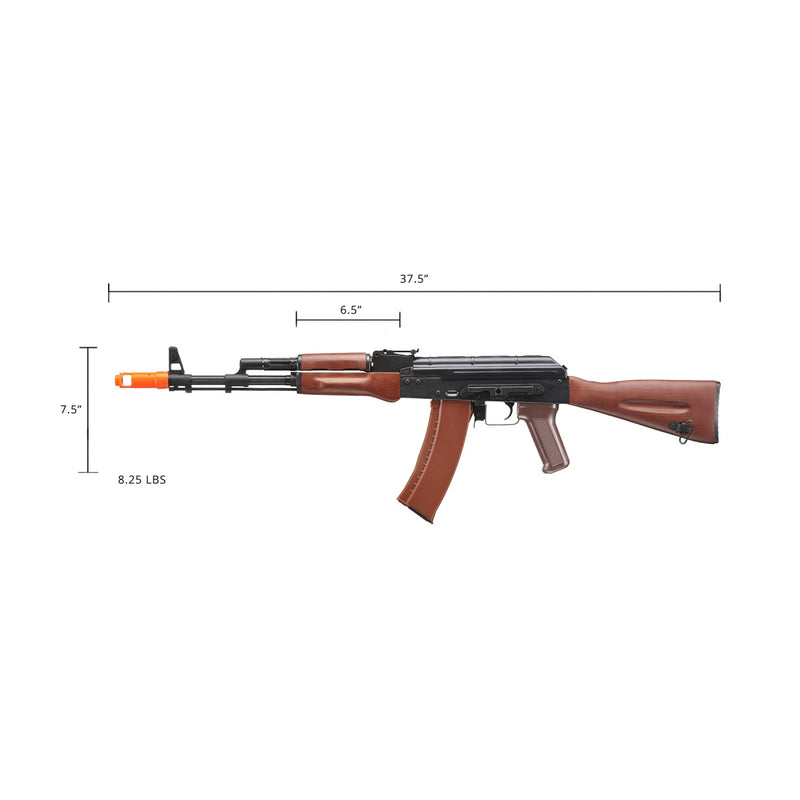 E&L AK74N Essential Airsoft Electric Gun w/ Real Wood Furniture (EL-A102S) - ssairsoft