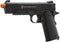 Elite Force 1911 Blowback 6mm BB Pistol Airsoft Gun, Black, 1911 TAC - ssairsoft.com