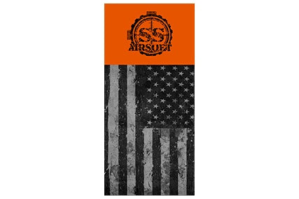 SS Airsoft Barrel Sock - American Flag Black & White - ssairsoft.com
