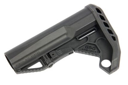 GOS-V4 Stock Black no buffer tube - ssairsoft.com