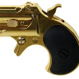 Max Tact 6mm Full Metal Double Barrel Derringer Gas Non-Blowback (Gold) - ssairsoft.com