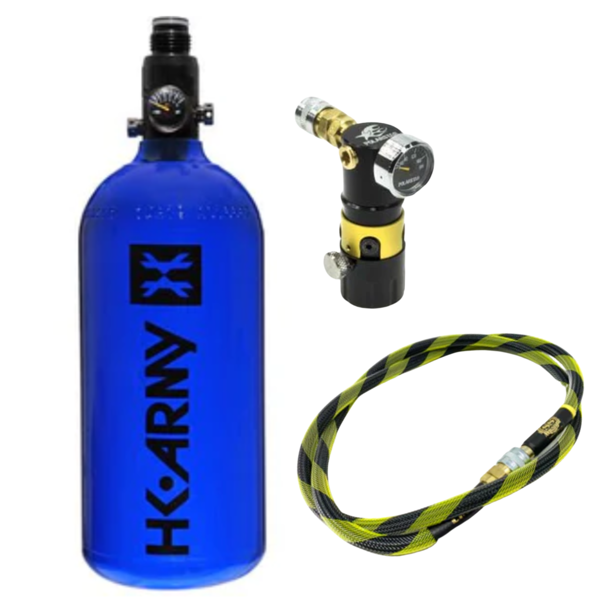 SS Airsoft HPA System Bundle MANY COLORS AVAILABLE (Tank, Line, Regulator) - ssairsoft